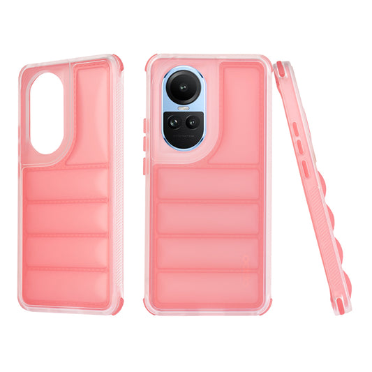Funda para Oppo Reno10 / Reno10 Pro, Techsuit, Wave Shield, Roja