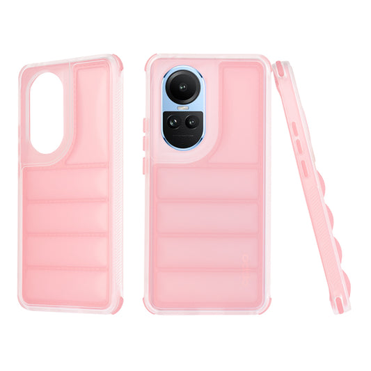 Funda para Oppo Reno10 / Reno10 Pro, Techsuit, Wave Shield, Rosa