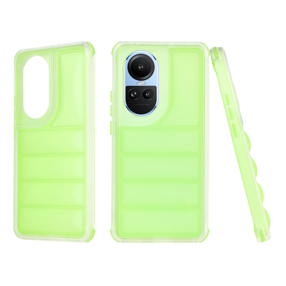 Funda para Oppo Reno10 / Reno10 Pro, Techsuit, Wave Shield, Verde