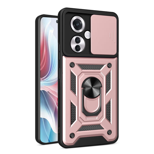 Funda para Oppo Reno11 F, Techsuit, CamShield, Rosa