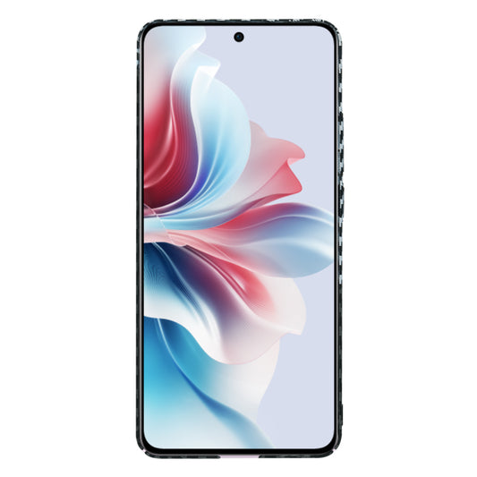 Funda para Oppo Reno11 F, Techsuit, Carbonite FiberShell, Negra Gris