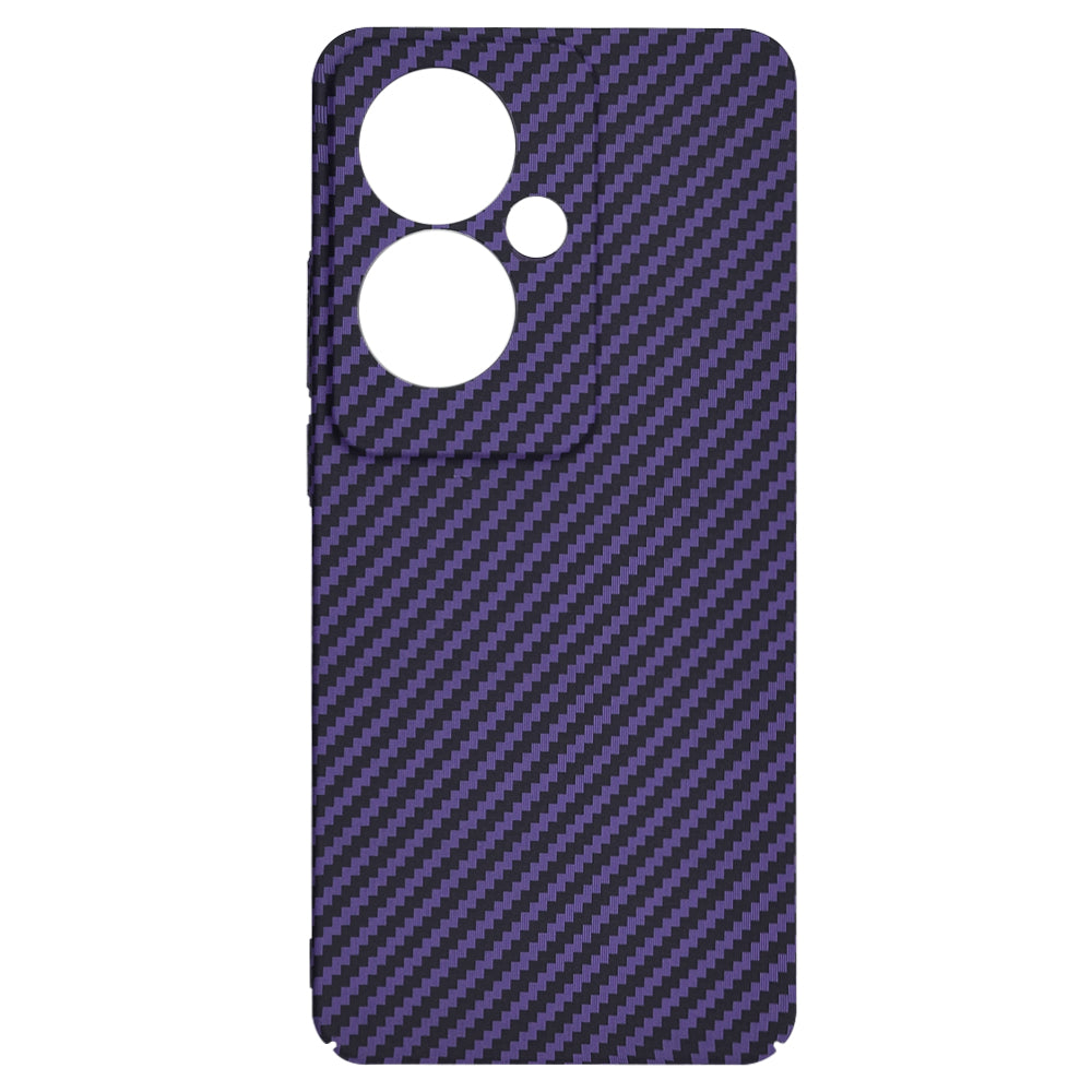 Funda para Oppo Reno11 F, Techsuit, Carbonite FiberShell, Morado