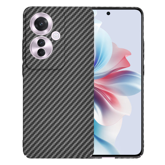 Funda para Oppo Reno11 F, Techsuit, Carbonite FiberShell, Negra