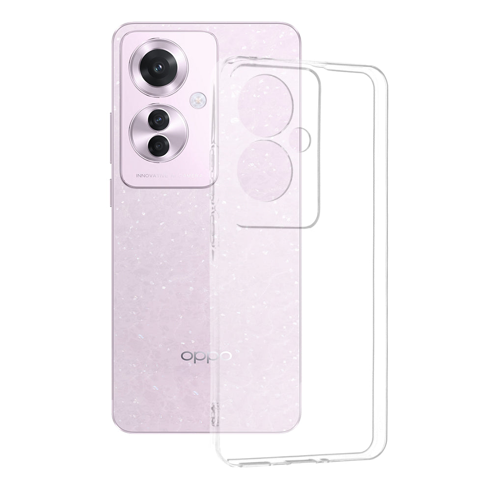 Case for Oppo Reno11 F, Techsuit, Clear, Transparent