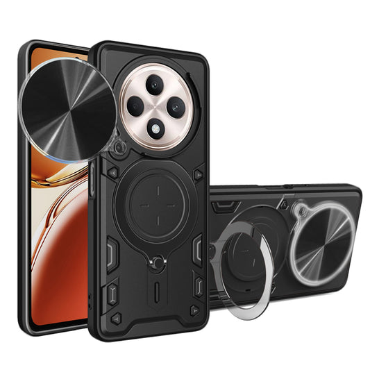 Funda para Oppo Reno12 FS 5G / Reno12 FS 4G / Reno12 F 4G / Reno12 F, Techsuit, CamGuard Pro, Negra