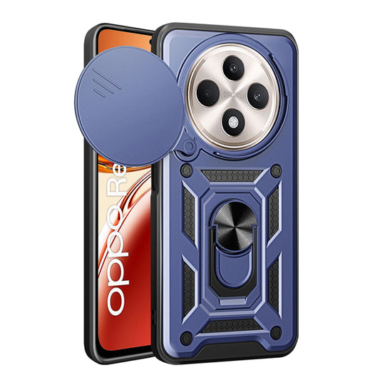 Funda para Oppo Reno12 FS 5G / Reno12 FS 4G / Reno12 F 4G / Reno12 F, Techsuit, CamShield, Azul