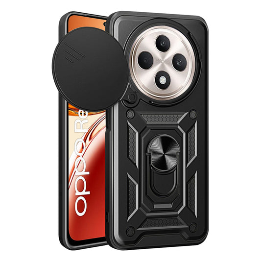 Funda para Oppo Reno12 FS 5G / Reno12 FS 4G / Reno12 F 4G / Reno12 F, Techsuit, CamShield, Negra