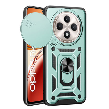 Funda para Oppo Reno12 FS 5G / Reno12 FS 4G / Reno12 F 4G / Reno12 F, Techsuit, CamShield, Verde