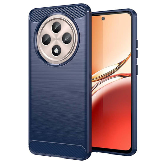 Funda para Oppo Reno12 FS 5G / Reno12 FS 4G / Reno12 F 4G / Reno12 F, Techsuit, Carbono, Azul