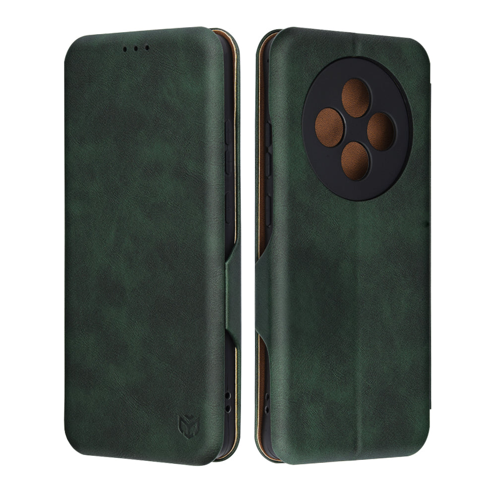 Funda para Oppo Reno12 FS 5G / Reno12 FS 4G / Reno12 F 4G / Reno12 F, Techsuit, Safe Wallet Plus, Verde