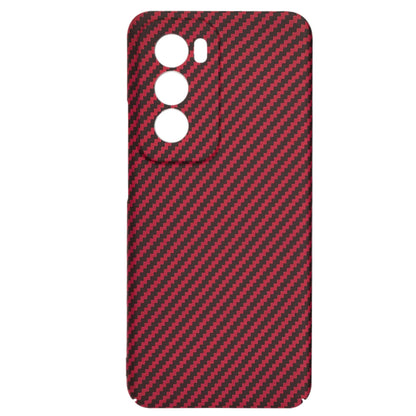 Funda para Oppo Reno12, Techsuit, Carbonite FiberShell, Roja