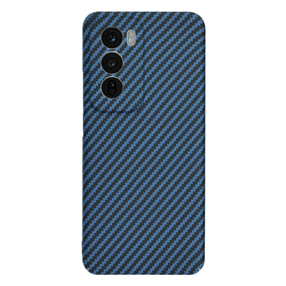 Funda para Oppo Reno12, Techsuit, Carbonite FiberShell, Turquesa