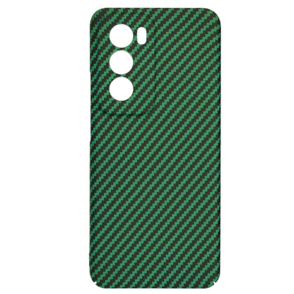 Funda para Oppo Reno12, Techsuit, Carbonite FiberShell, Verde