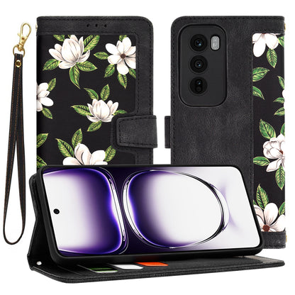 Case for Oppo Reno12, Techsuit, FlipCraft, Black