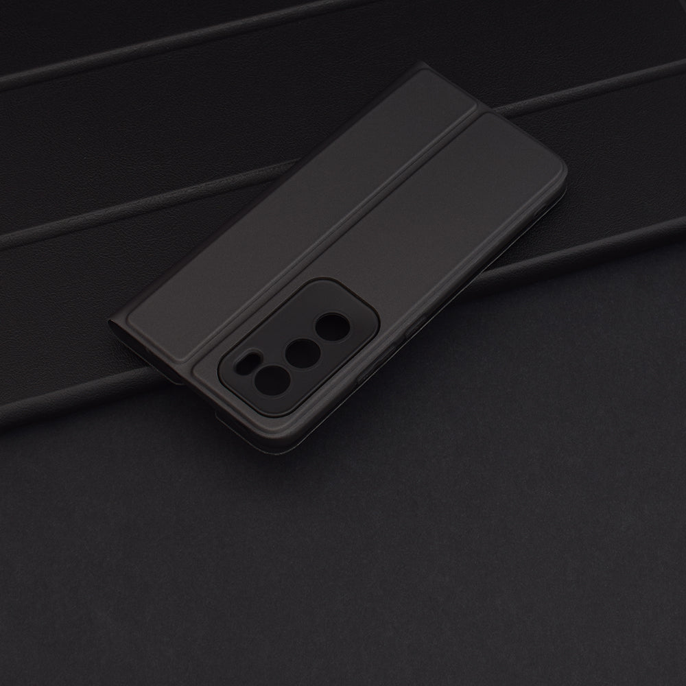 Funda para Oppo Reno12, Techsuit, Magskin Book, Negra