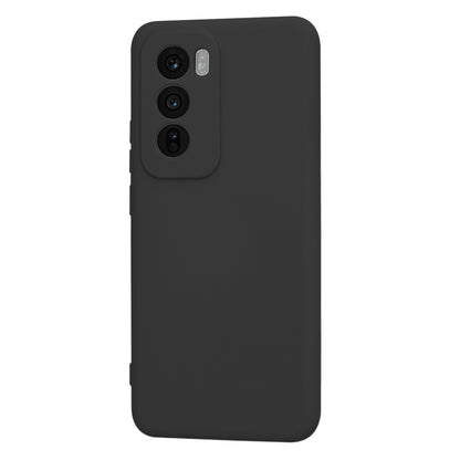 Case for Oppo Reno12, Techsuit, SoftFlex, Black