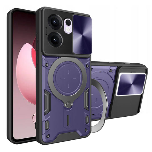 Funda para Oppo Reno13 FS 5G / Reno13 F 4G / Reno13 F, Techsuit, CamGuard Pro, Morado