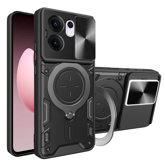 Funda para Oppo Reno13 FS 5G / Reno13 F 4G / Reno13 F, Techsuit, CamGuard Pro, Negra