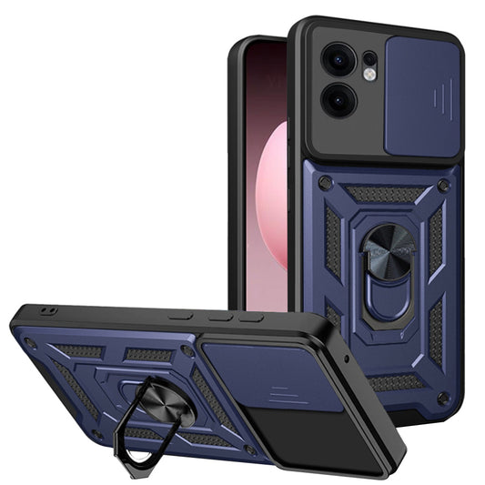 Funda para Oppo Reno13 FS 5G / Reno13 F 4G / Reno13 F, Techsuit, CamShield, Azul