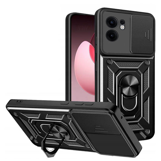 Funda para Oppo Reno13 FS 5G / Reno13 F 4G / Reno13 F, Techsuit, CamShield, Negra