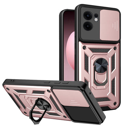 Funda para Oppo Reno13 FS 5G / Reno13 F 4G / Reno13 F, Techsuit, CamShield, Rosa