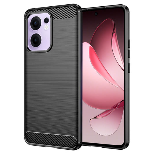 Funda para Oppo Reno13 FS 5G / Reno13 F 4G / Reno13 F, Techsuit, Carbono, Negra
