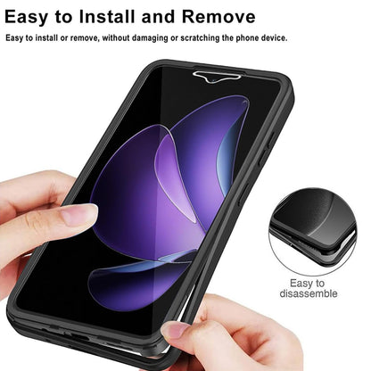 Funda para Oppo Reno13 FS 5G / Reno13 F 4G / Reno13 F, Techsuit, ColorVerse 360, Morado