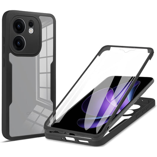 Funda para Oppo Reno13 FS 5G / Reno13 F 4G / Reno13 F, Techsuit, ColorVerse 360, Negra