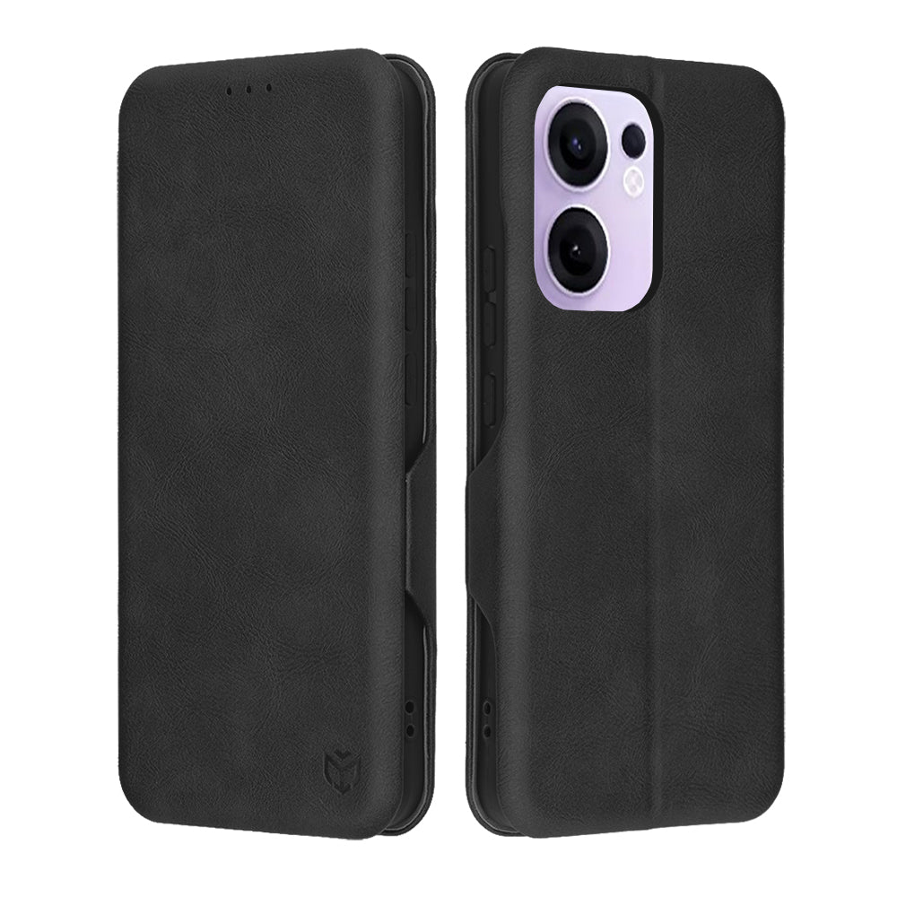 Case for Oppo Reno13 FS 5G / Reno13 F 4G / Reno13 F, Techsuit, Safe Wallet Plus, Black