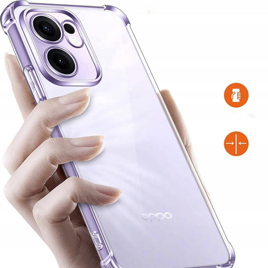Funda para Oppo Reno13 FS 5G / Reno13 F 4G / Reno13 F, Techsuit, Transparente a prueba de golpes