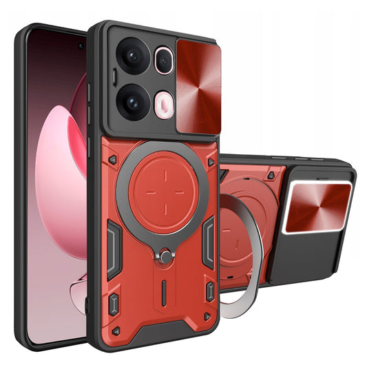 Funda para Oppo Reno13 Pro, Techsuit, CamGuard Pro, Roja