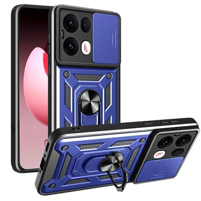 Funda para Oppo Reno13 Pro, Techsuit, CamShield, Azul