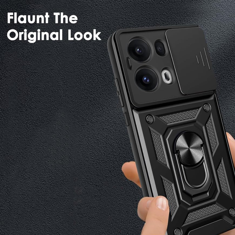 Funda para Oppo Reno13 Pro, Techsuit, CamShield, Azul