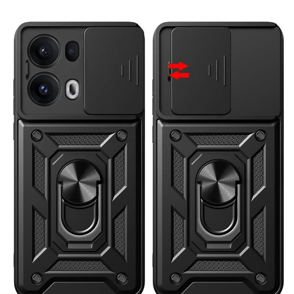 Funda para Oppo Reno13 Pro, Techsuit, CamShield, Rosa