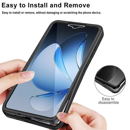Funda para Oppo Reno13 Pro, Techsuit, ColorVerse 360, Negra