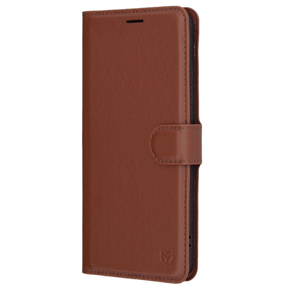 Funda para Oppo Reno13 Pro, Techsuit, Leather Folio, Marrón