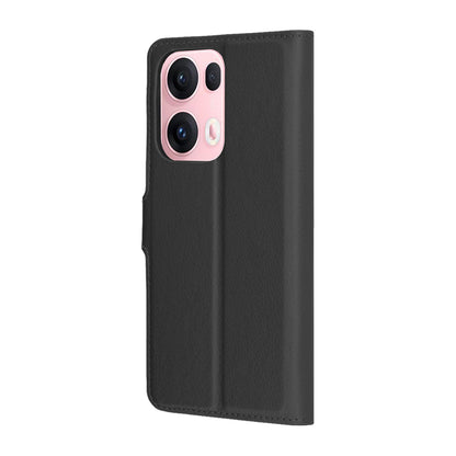 Case for Oppo Reno13 Pro, Techsuit, Leather Folio, Black