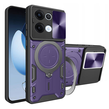 Funda para Oppo Reno13, Techsuit, CamGuard Pro, Morado