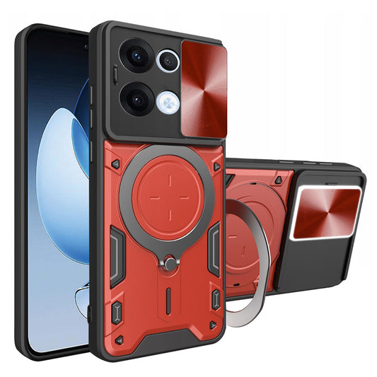 Funda para Oppo Reno13, Techsuit, CamGuard Pro, Roja