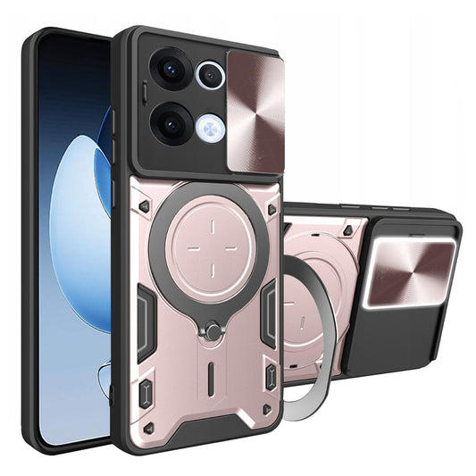 Funda para Oppo Reno13, Techsuit, CamGuard Pro, Rosa Dorado