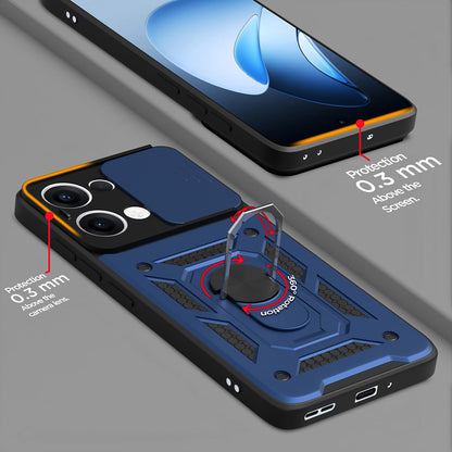 Funda para Oppo Reno13, Techsuit, CamShield, Rosa
