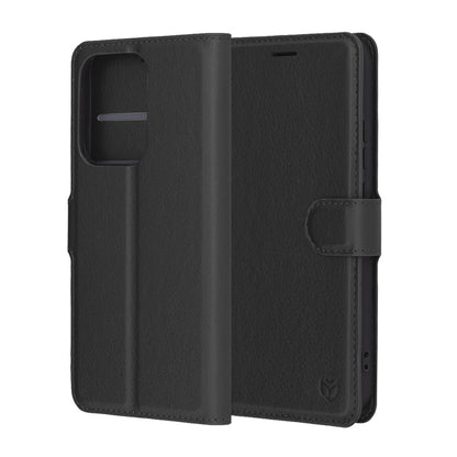Funda para Oppo Reno13, Techsuit, Leather Folio, Negra