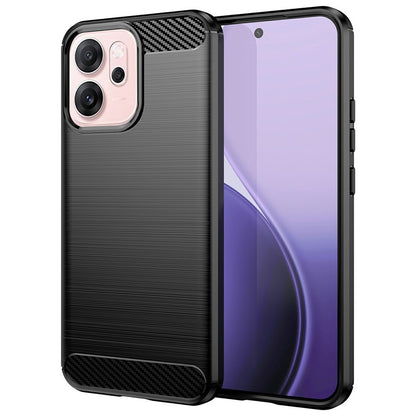 Case for Oppo Reno14 F, Techsuit, Carbon, Black