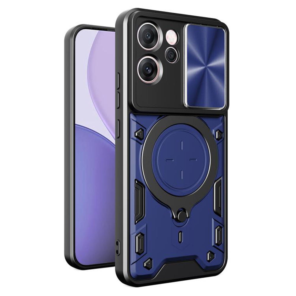Funda para Oppo Reno14 FS 5G / Reno14 F, Techsuit, CamGuard Pro, Azul