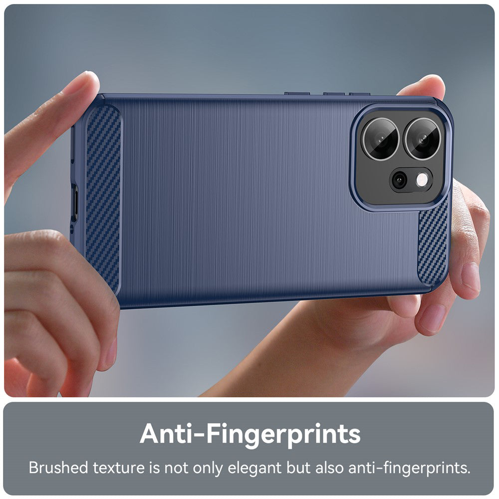 Funda para Oppo Reno14 FS 5G / Reno14 F, Techsuit, Carbono, Azul