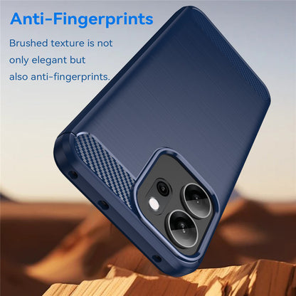 Funda para Oppo Reno14 FS 5G / Reno14 F, Techsuit, Carbono, Azul