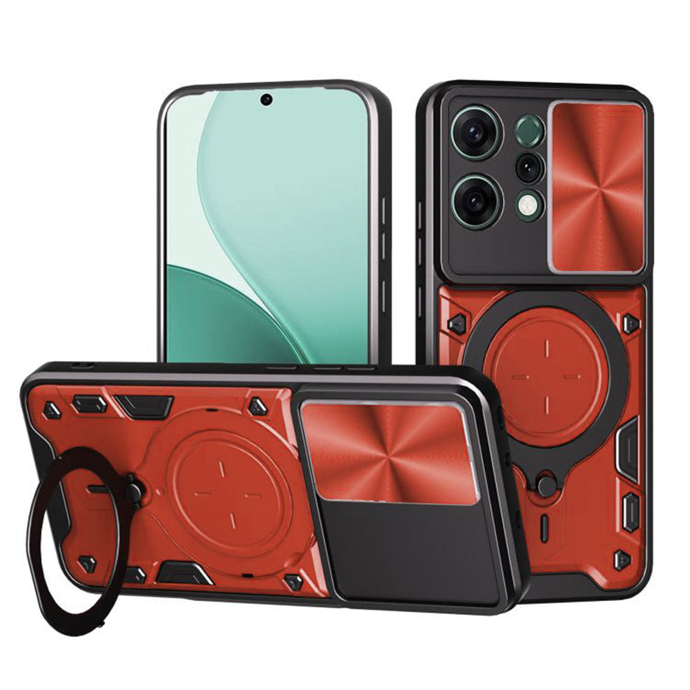 Case for Oppo Reno14, Techsuit, CamGuard Pro, Red