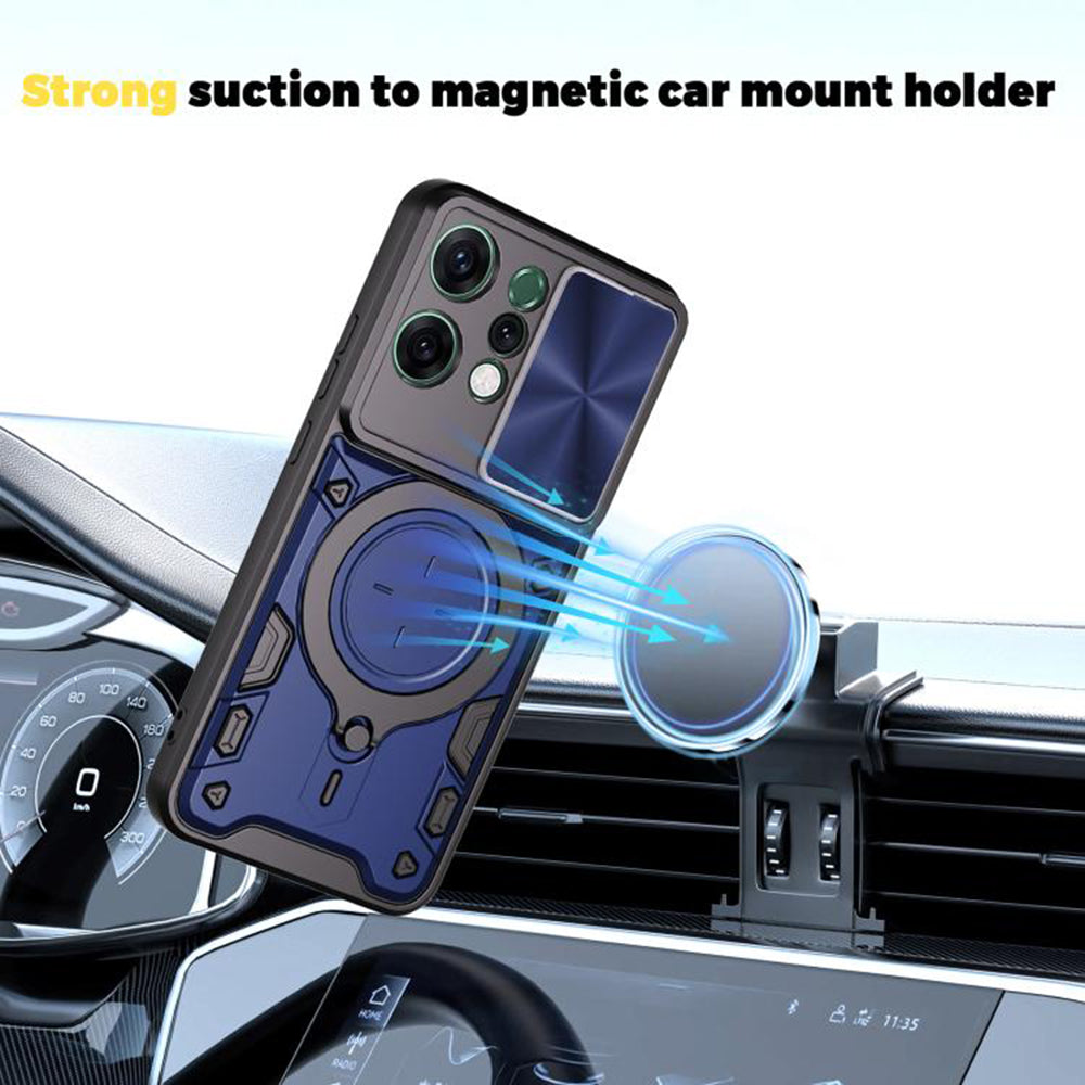 Funda para Oppo Reno14, Techsuit, CamGuard Pro, Rosa