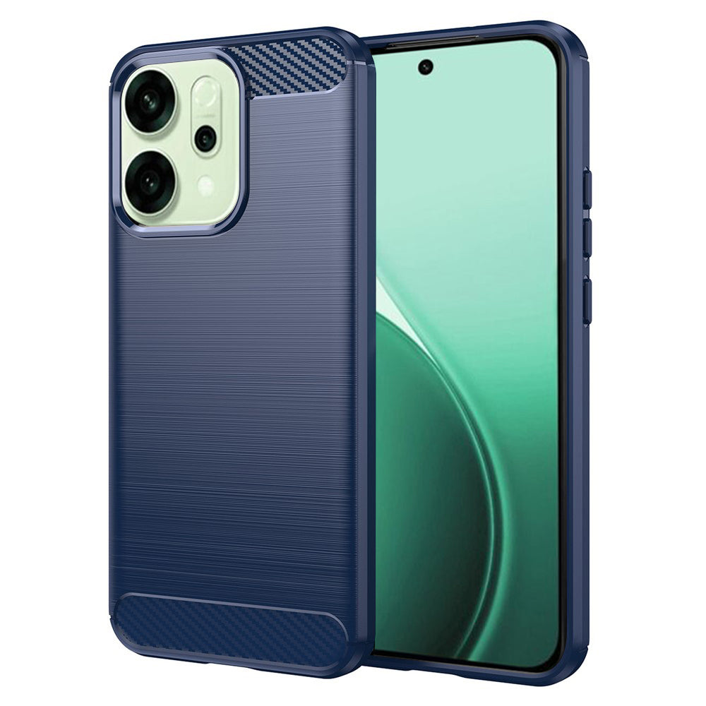 Funda para Oppo Reno14, Techsuit, Carbono, Azul