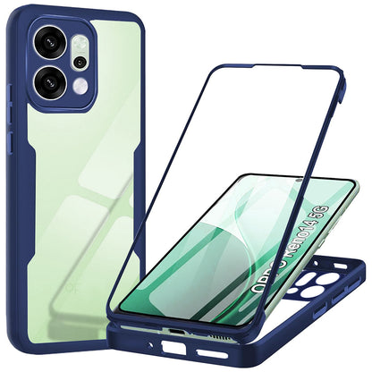 Funda para Oppo Reno14, Techsuit, ColorVerse 360, Azul.